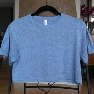 American Apparel Tri-Blend Crop Top